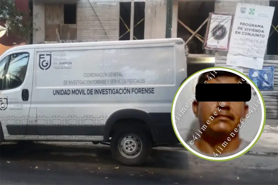 Detienen en CDMX a vigilante que dejó cuerpo de una mujer oculto entre muros de una obra