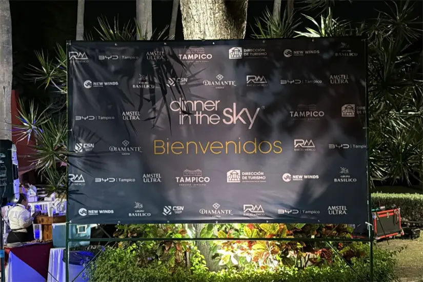 Dinner in the Sky cumple con todos los estándares de seguridad | Foto: Dinner in the Sky