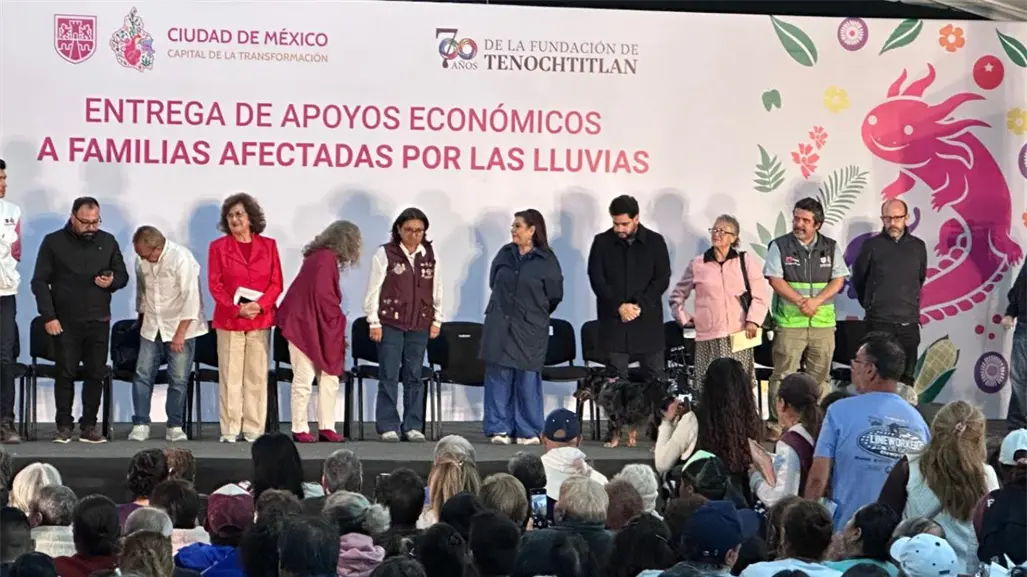 Entregan en Iztapalapa apoyos a más de 2 mil familias afectadas por lluvias históricas