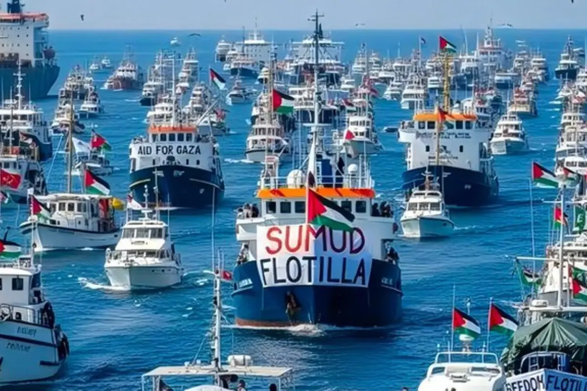 Flotilla Global Sumud Foto: X(Twitter) @IsraelVive1948