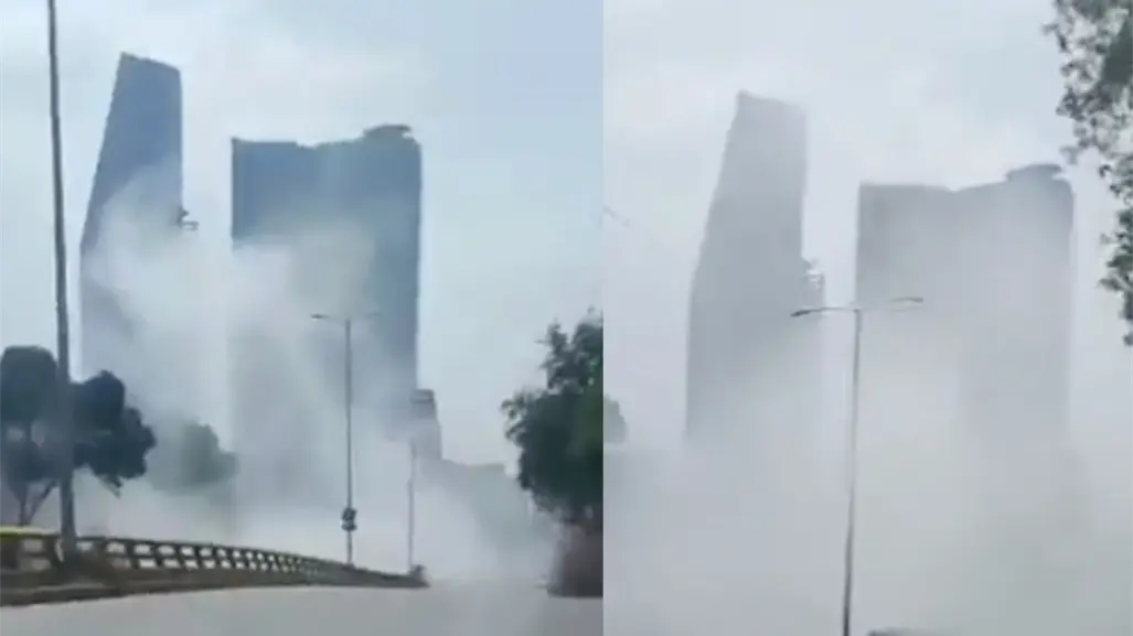 VIDEO | Pipa sufre fuga de gas en la alcaldía Cuauhtémoc; Bomberos CDMX atendieron la emergencia