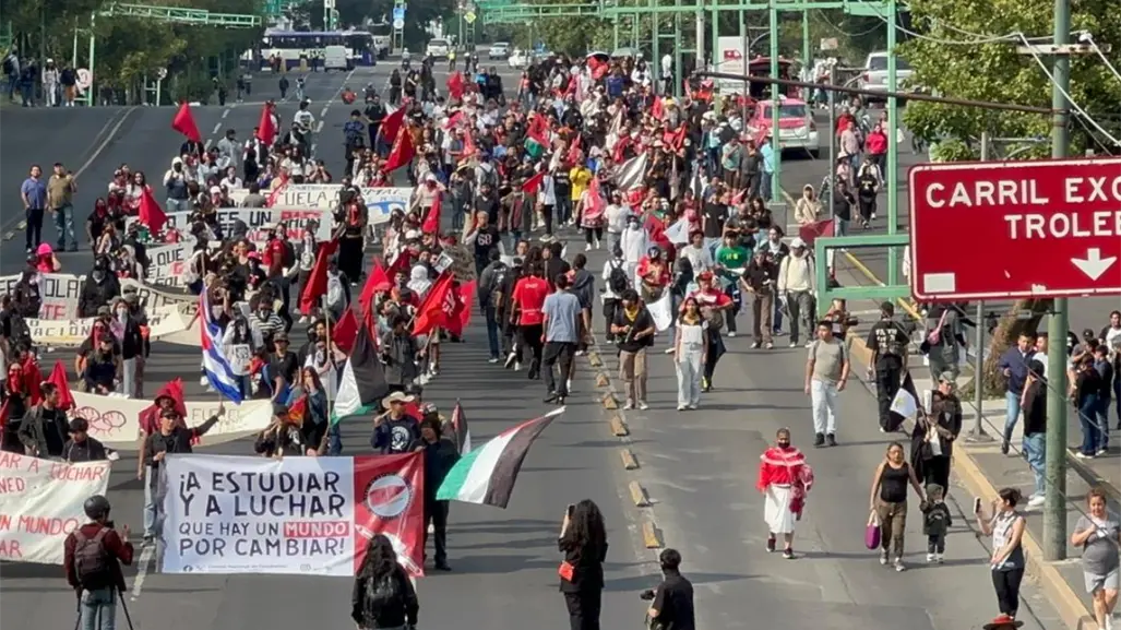 EN VIVO | Así avanza la marcha del 2 de octubre desde Tlatelolco
