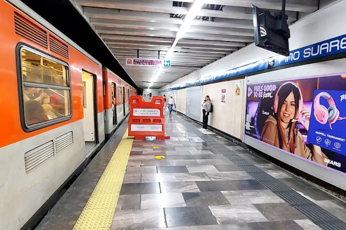 Estación del Metro Pino Suárez. Foto: Maps
