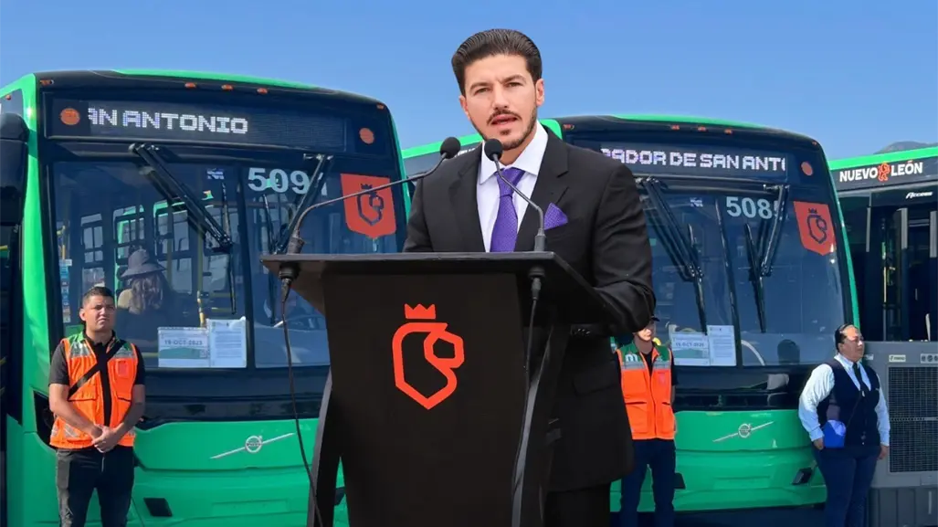 Samuel García entrega camiones a la Ruta 214 y anuncia ampliación del Metro a Juárez