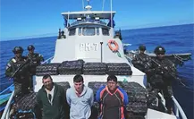 Nayib Bukele confirma detención de 3 narcotraficantes en embarcación con casi 2 toneladas de cocaína