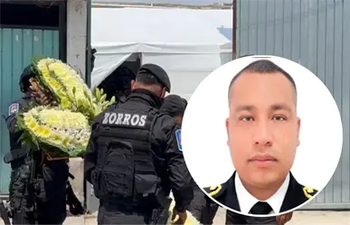 VIDEO | Último homenaje para jefe policiaco asesinado durante asalto en Chalco