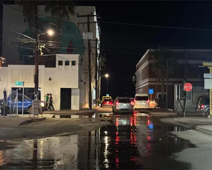 ¡Parece Venecia, pero es La Paz! Así lucen las calles con derrame de aguas negras