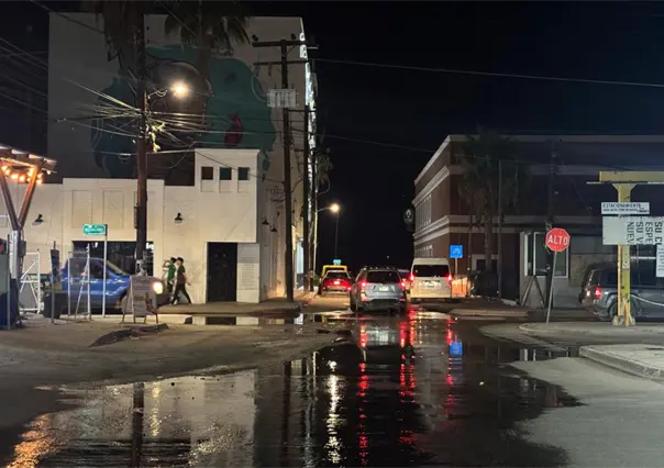 ¡Parece Venecia, pero es La Paz! Así lucen las calles con derrame de aguas negras