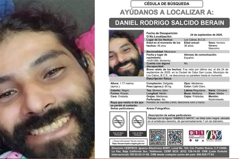 Foto: Comisión Estatal de Búsqueda de Personas BCS