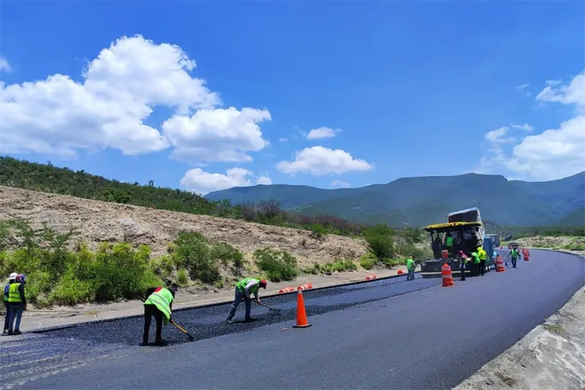 Rehabilitación de la carretera Rumbo Nuevo. Foto: Victoria Jiménez