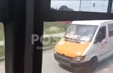 VIDEO | Operativo en Zumpango: aseguran unidades y castigan a choferes por ataque a autobús