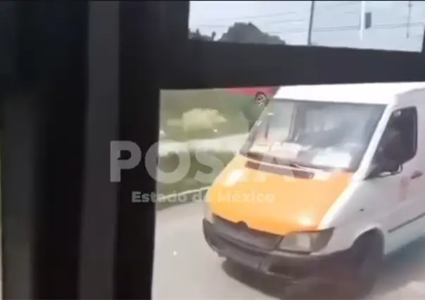 VIDEO | Operativo en Zumpango: aseguran unidades y castigan a choferes por ataque a autobús