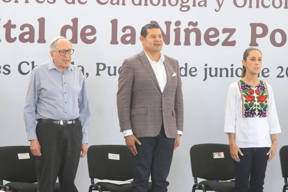 Rubén Rocha, Alejandro Armenta y Claudia Sheinbaum Foto: Jafet Moz