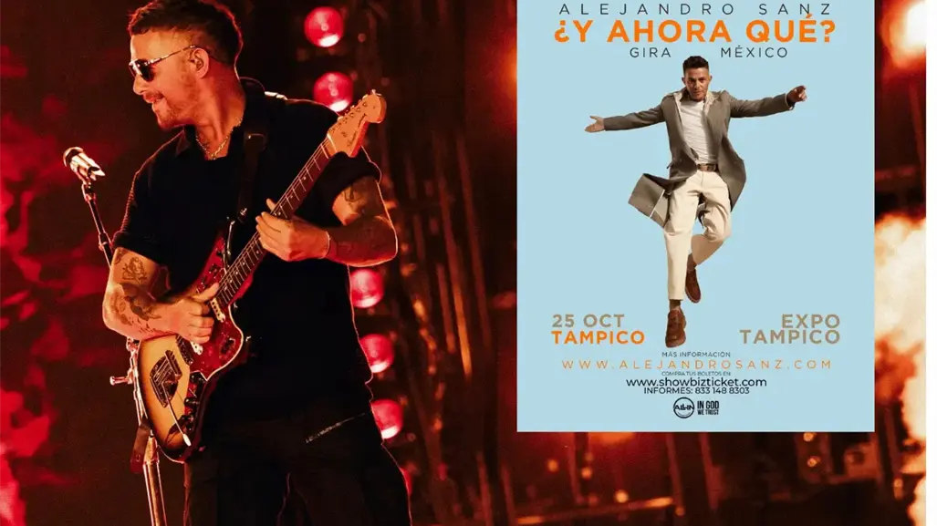Esto se sabe del concierto de Alejandro Sanz en Tampico