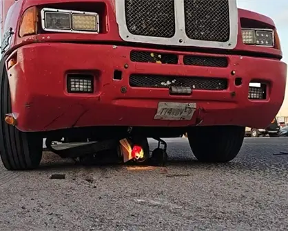 Pierde la vida motocilista arrollado por un tráiler en La Paz