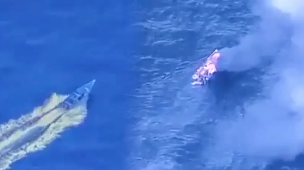 EU destruye otra lancha venezolana en aguas del Caribe; Pentágono reporta 4 muertos