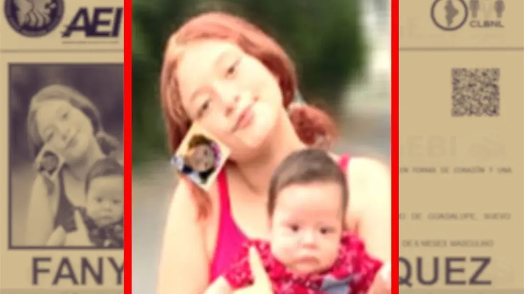 Desaparece joven de 16 años con su bebé en la colonia Zertuche en Guadalupe