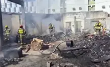 Se incendia vivienda abandonada en colonia Industrial de Monterrey