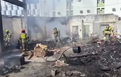 Se incendia vivienda abandonada en colonia Industrial de Monterrey