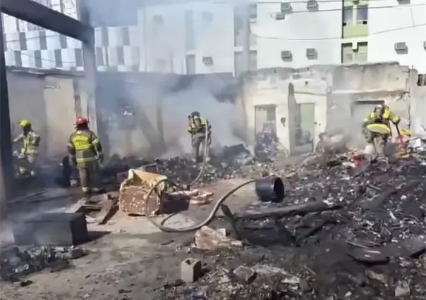 Se incendia vivienda abandonada en colonia Industrial de Monterrey