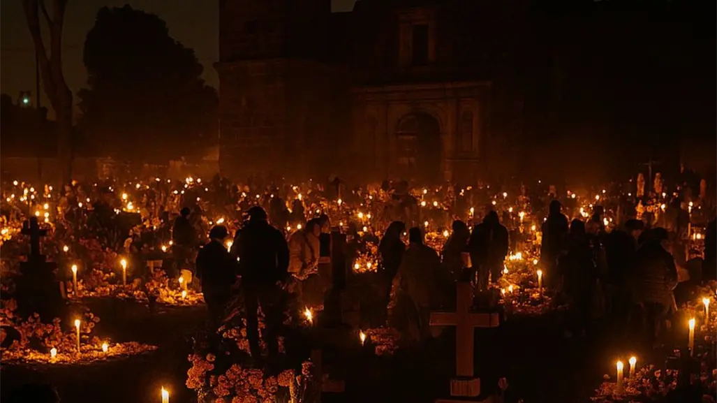 Mixquic celebra el Día de Muertos en CDMX con la tradicional Alumbrada que llena de luz el panteón