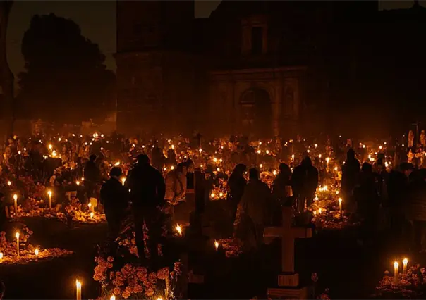 Mixquic celebra el Día de Muertos en CDMX con la tradicional Alumbrada que llena de luz el panteón