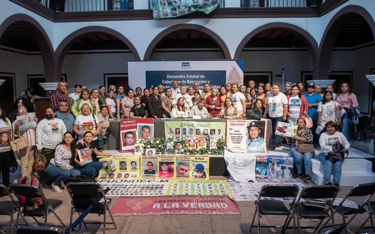 Colectivos de búsqueda de personas desaparecidas de Sinaloa. Foto: Comisión Estatal de los Derechos Humanos de Sinaloa