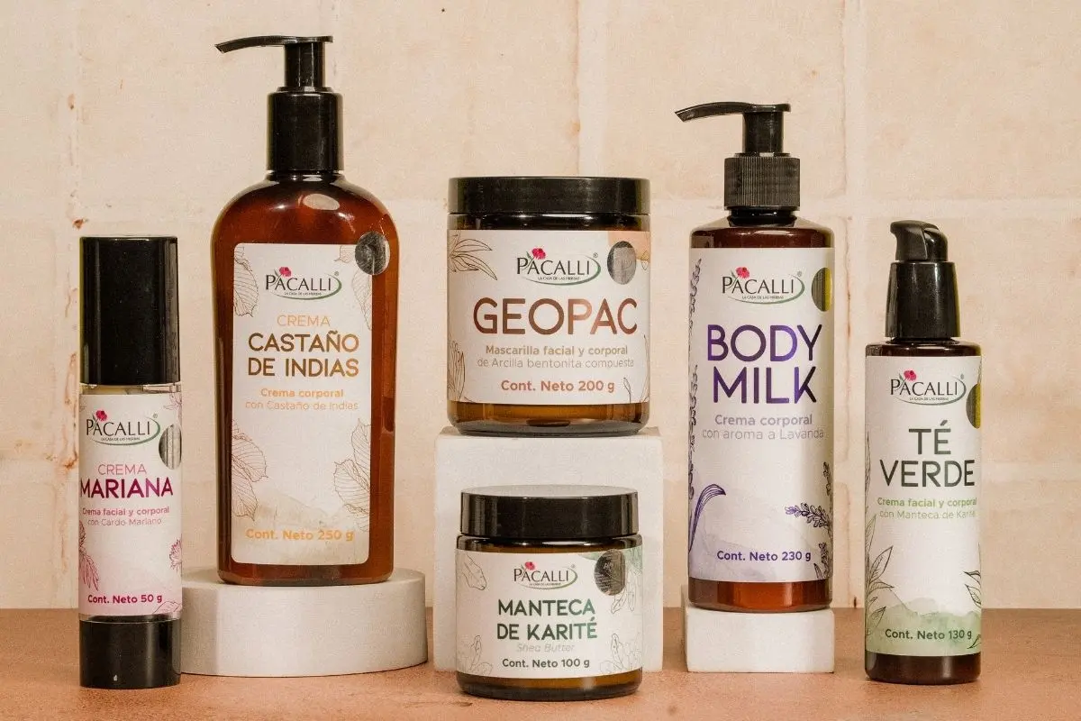 Los beneficios de optar por el uso de productos de PACALLI es que traen consigo menos riesgo de irritaciones o reacciones adversas a la piel. Foto: PACALLI.