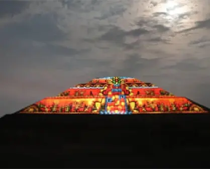 Pirámide del Sol en Teotihuacán reabrirá con espectáculo nocturno de luz para el Mundial 2026
