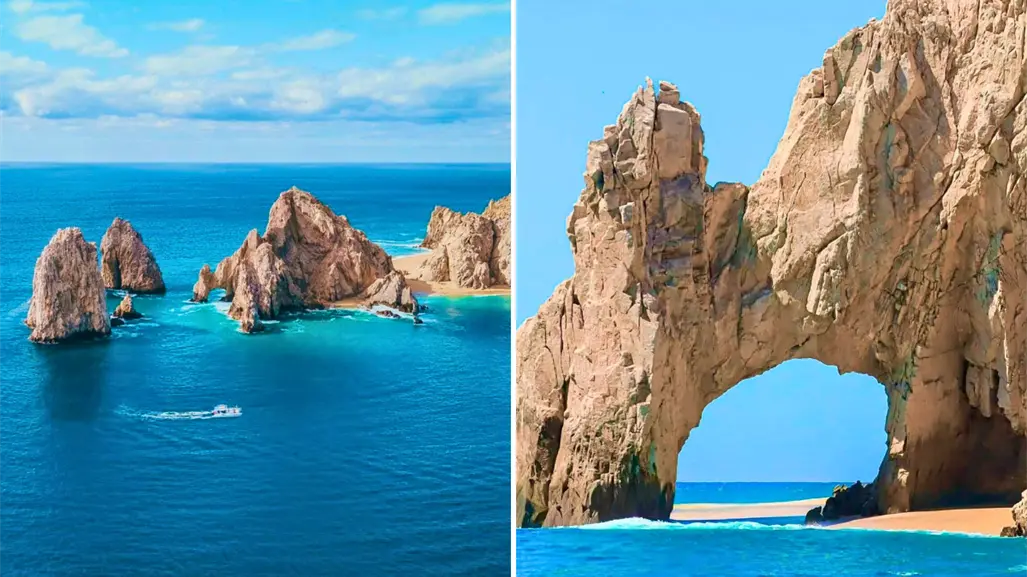 Playa bajo el Arco de Cabo San Lucas reaparece en BCS, ¿hasta cuándo se podrá ver?