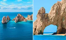 Playa bajo el Arco de Cabo San Lucas reaparece en BCS, ¿hasta cuándo se podrá ver?