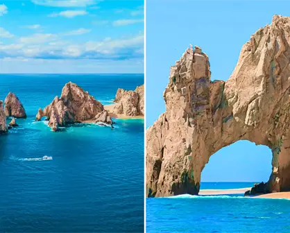 Playa bajo el Arco de Cabo San Lucas reaparece en BCS, ¿hasta cuándo se podrá ver?