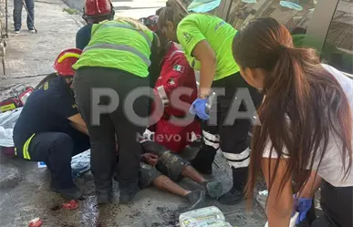 VIDEO | Hallan a hombre con golpes y quemaduras afuera de anexo en Monterrey