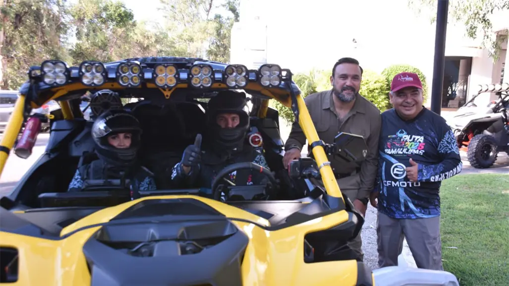 Racers recorren la "Ruta Tamaulipas 2025" para mostrar la riqueza natural y turística del estado