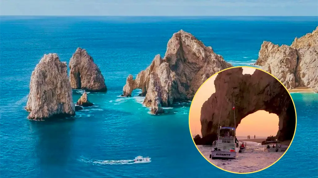 Turistas atrapados en el Arco de Cabo San Lucas fueron rescatados por la Marina