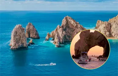 Turistas atrapados en el Arco de Cabo San Lucas fueron rescatados por la Marina