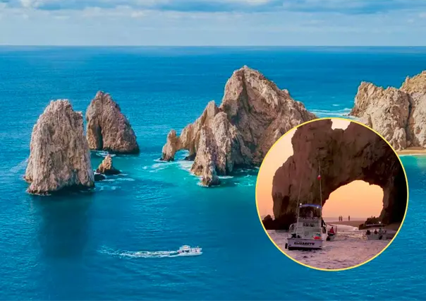 Turistas atrapados en el Arco de Cabo San Lucas fueron rescatados por la Marina