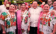 Joaquín Díaz Mena inaugura la Semana de Yucatán en México en el Palacio de los Deportes 