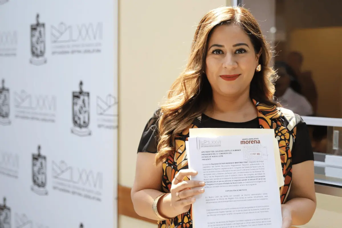 La propuesta busca adicionar un segundo párrafo al artículo 57 de la Ley del Registro Civil para el Estado de Nuevo León. Foto: Cortesía.