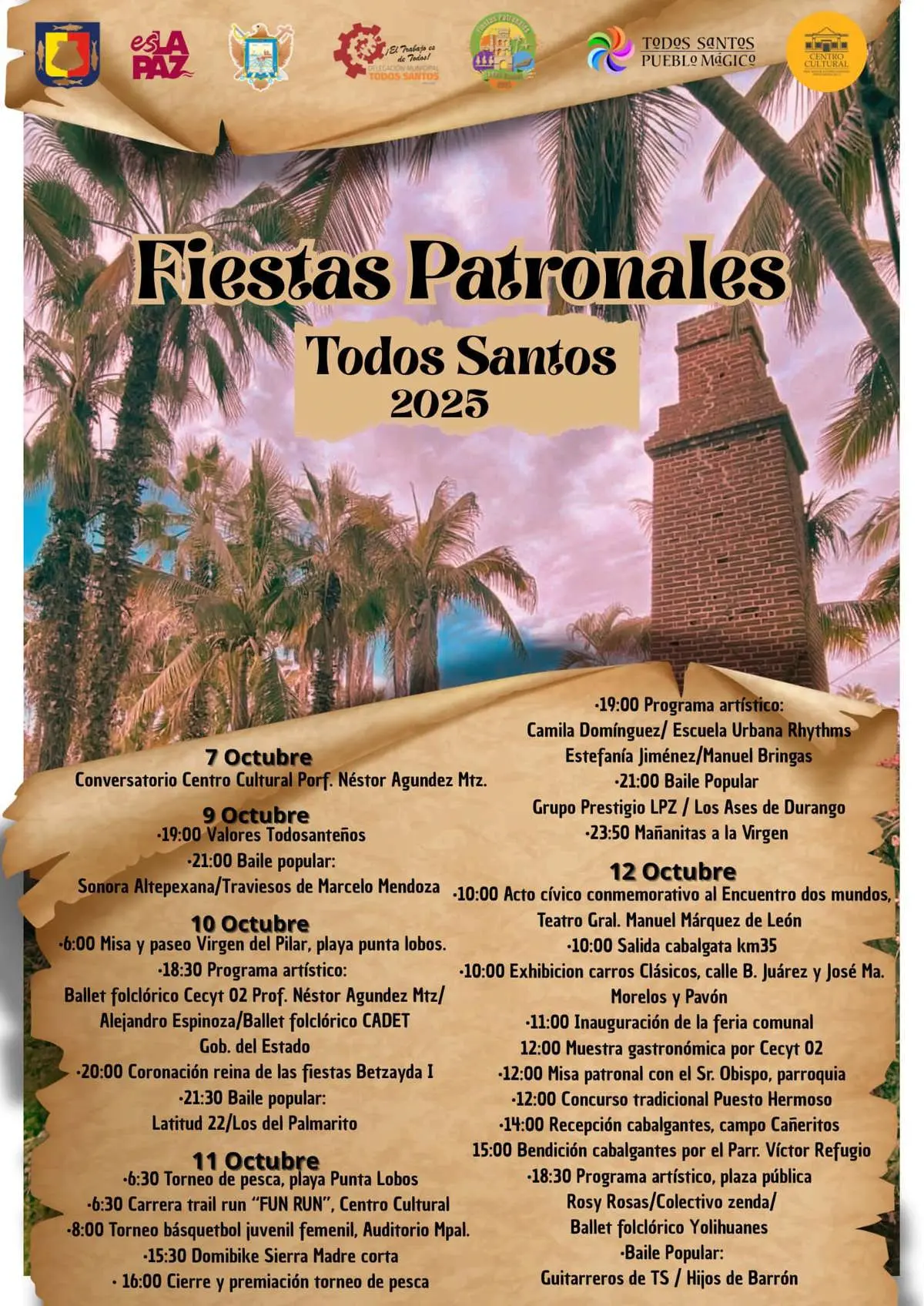 Foto: Fiestas Patronales Todos Santos 2025 / Facebook.