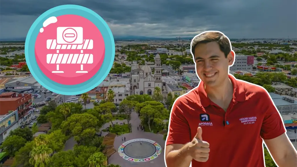 Apodaca anuncia cierres viales por el evento "1 Año Contigo" del alcalde César Garza Arredondo