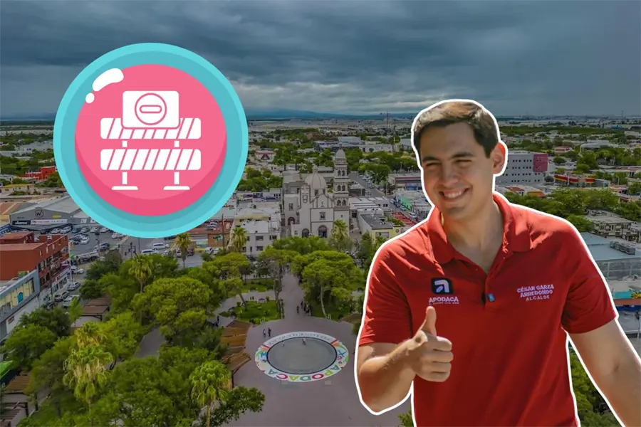 Apodaca anuncia cierres viales por el evento “1 Año Contigo” del alcalde César Garza Arredondo