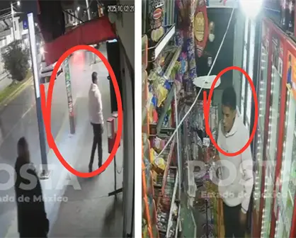 VIDEO | Asaltan tienda de abarrotes en Tultitlán: delincuentes armados quedan grabados