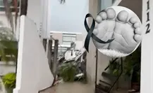 Muere bebé que sufrió accidente por derrumbe de una barda en Monterrey