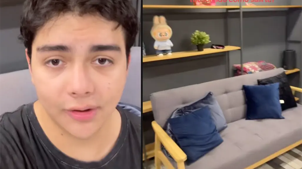 VIDEO | Así adaptó un estudiante en CDMX una cisterna para vivir cerca de la universidad