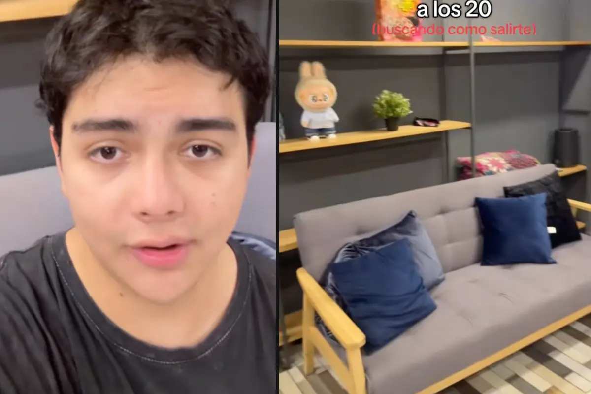 Joven vive en cisterna. Foto: Tiktok @varelastips