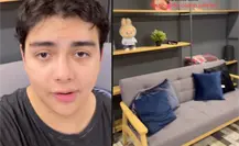 VIDEO | Así adaptó un estudiante en CDMX una cisterna para vivir cerca de la universidad