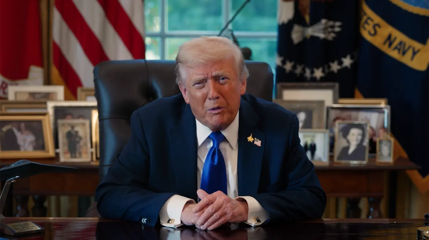 Donald Trump advierte a Hamás que no tolerará retrasos en su plan para Gaza. Foto: X (@WhiteHouse)