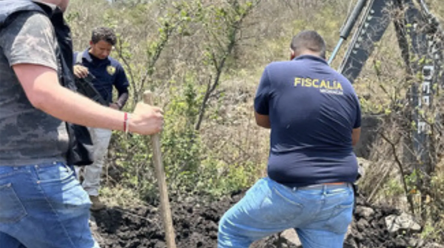 Descubren restos humanos en la región de Cuitzeo, Michoacán. Foto: Facebook (Comisión de Búsqueda de Personas Michoacán)