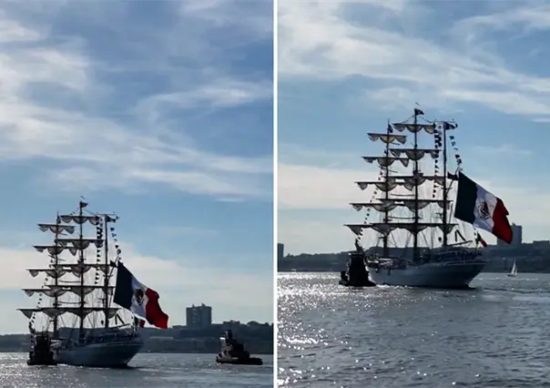 Regresa a México el Buque Cuauhtémoc tras accidente naval en mayo